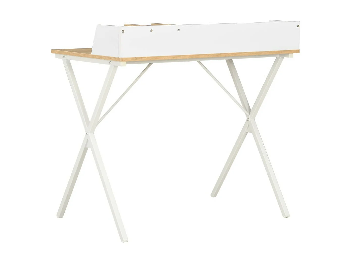 Bureau Blanc et naturel 80x50x84
