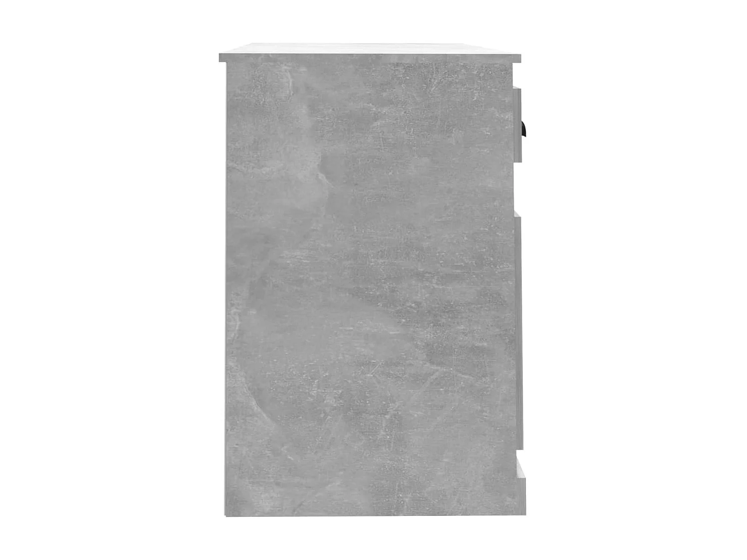 Bureau avec tiroir gris béton 115x50x75 bois d'ingénierie