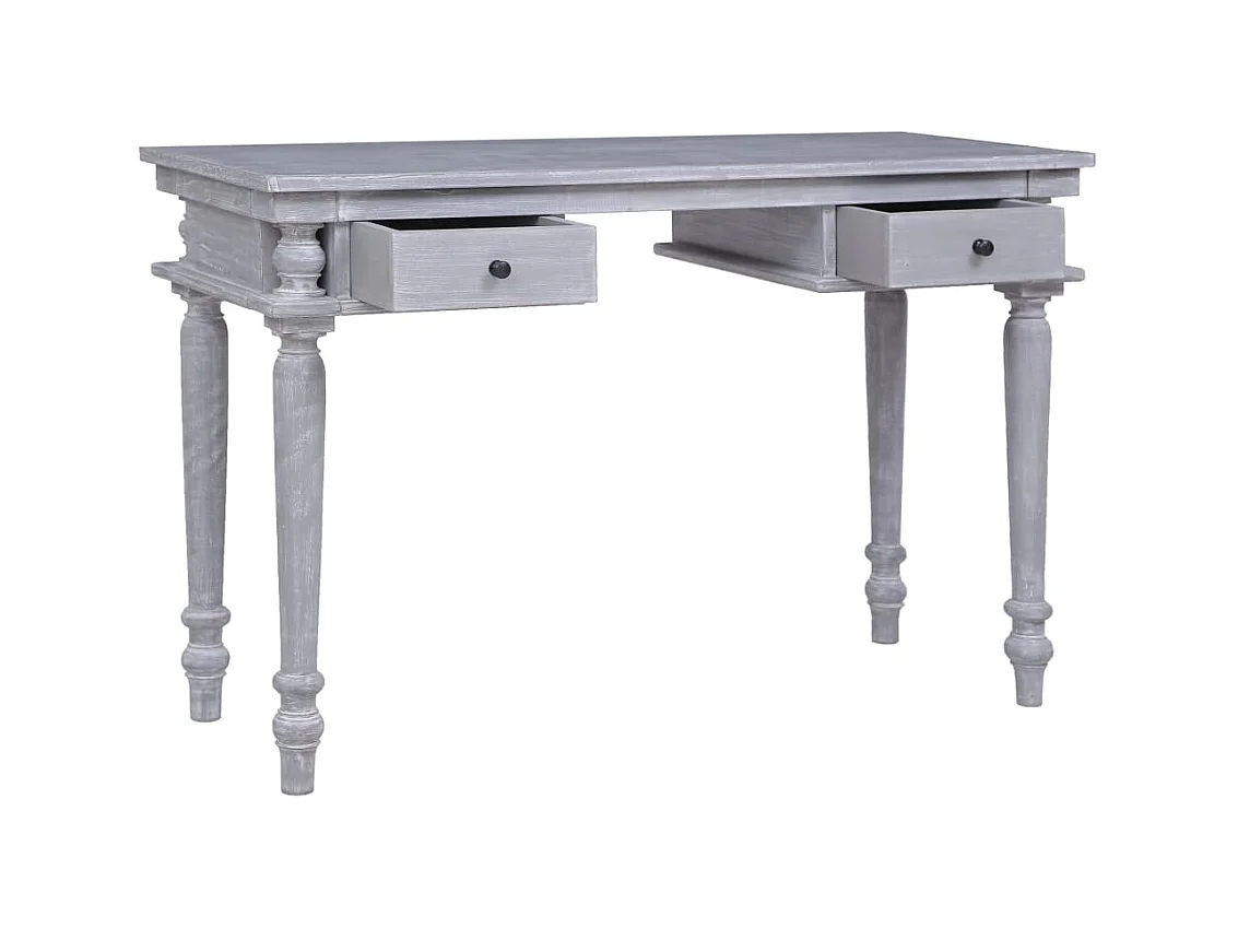 Bureau 115x50x78 Bois d'acajou massif