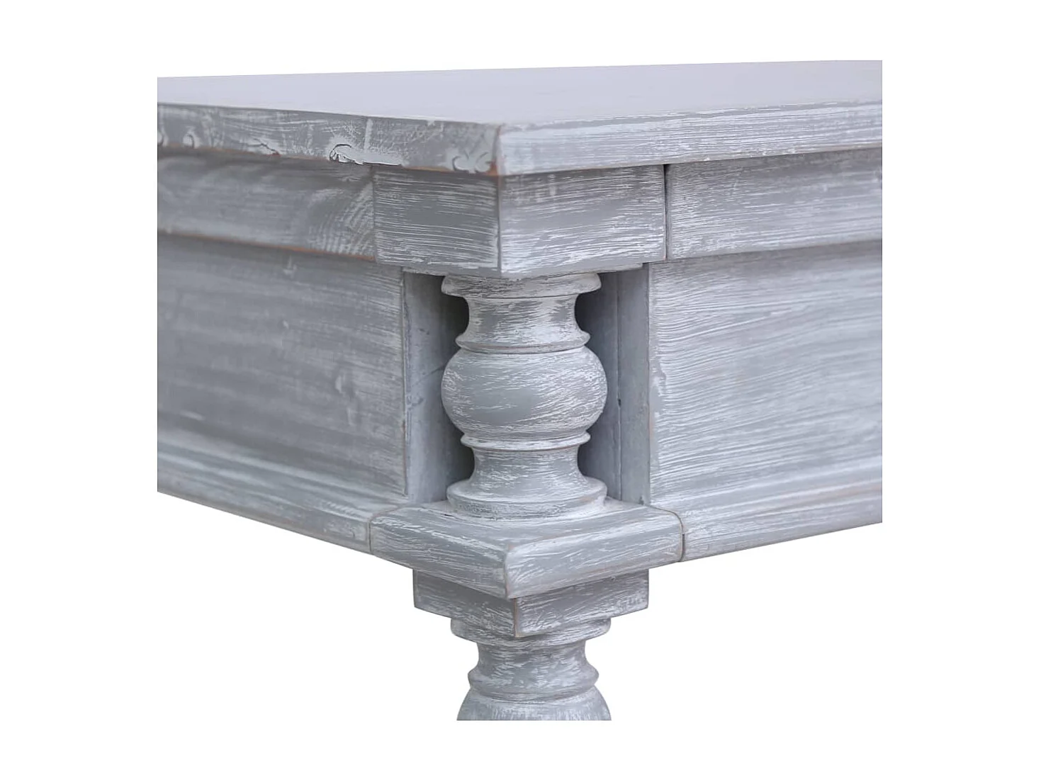 Bureau 115x50x78 Bois d'acajou massif