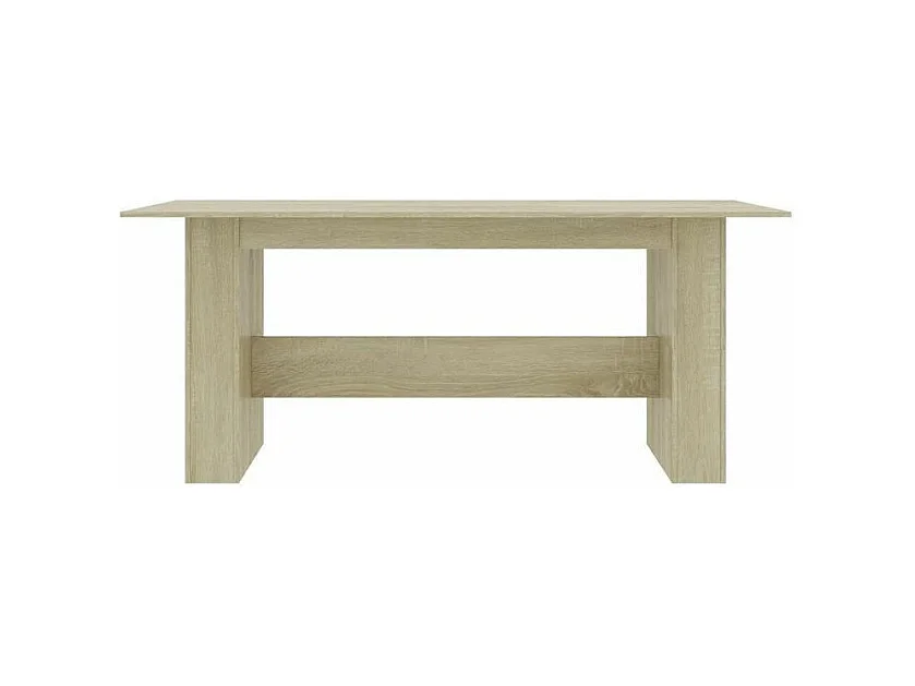 Bureau bois chêne clair Teke