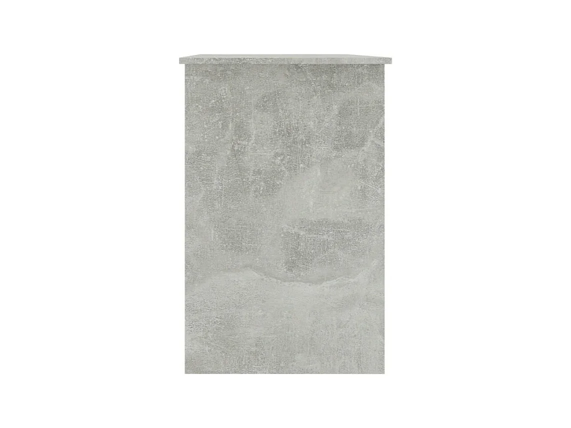 Bureau 1 tiroir bois gris béton Athena
