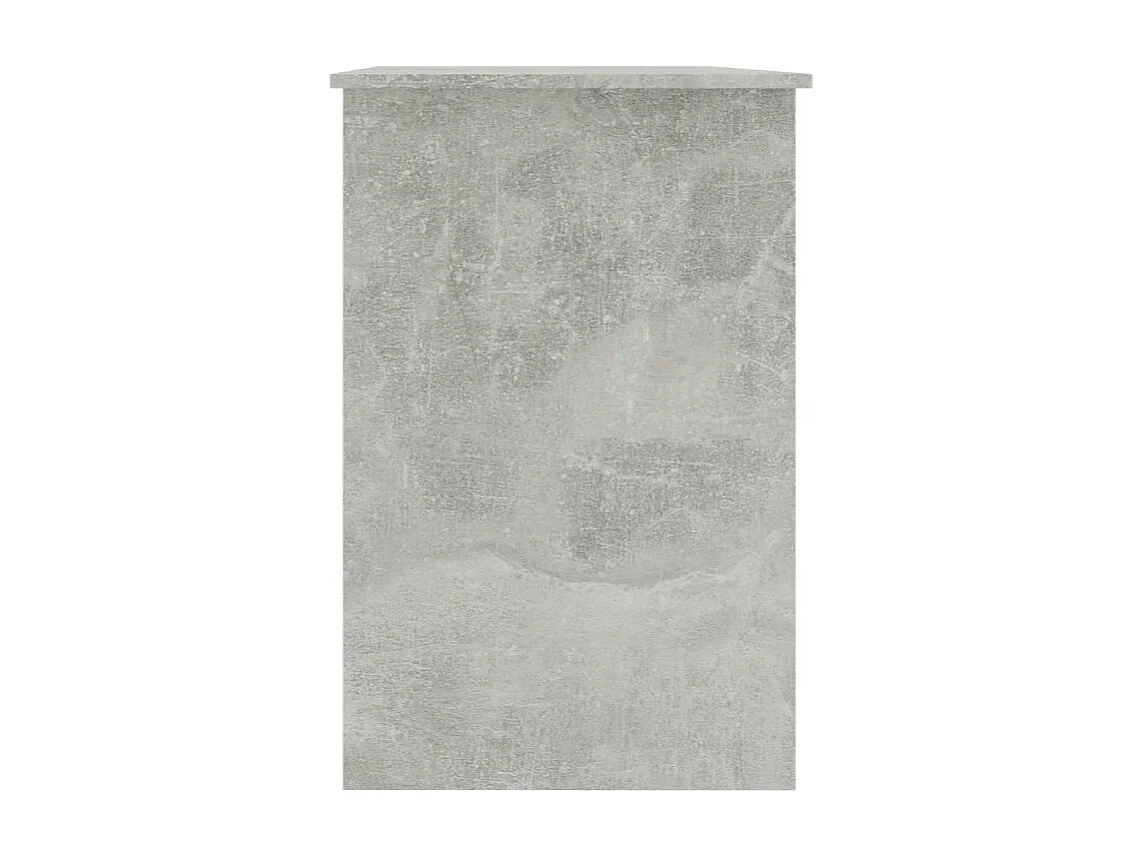 Bureau 1 tiroir bois gris béton Athena