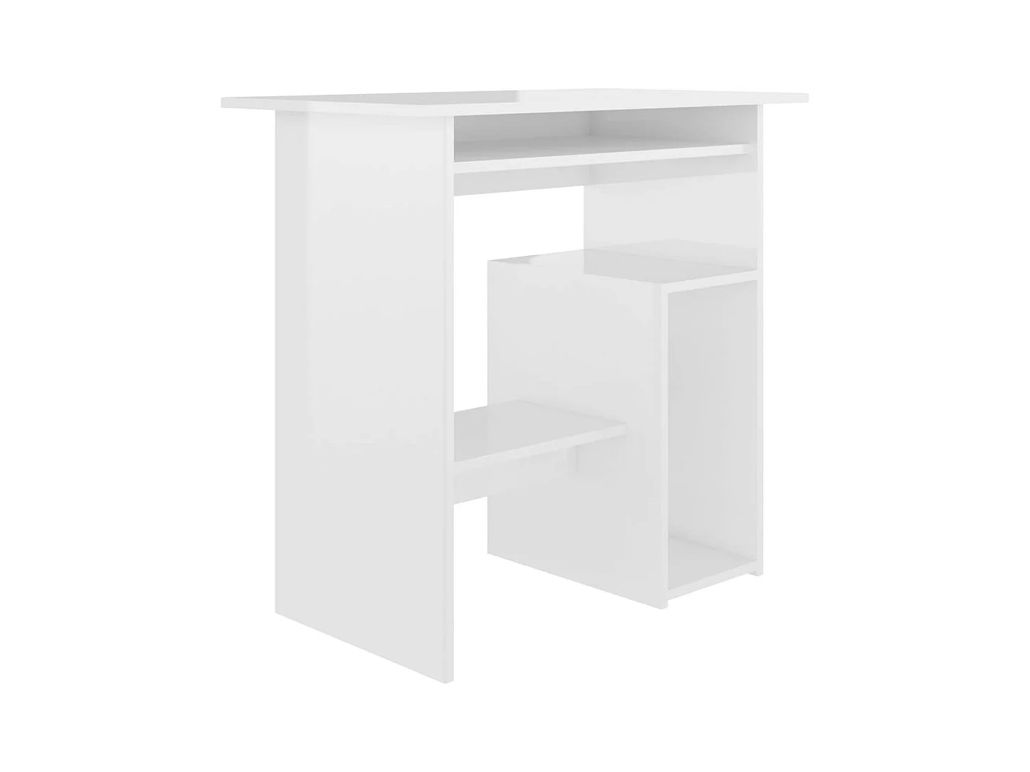Bureau Blanc brillant 80 x 45x74