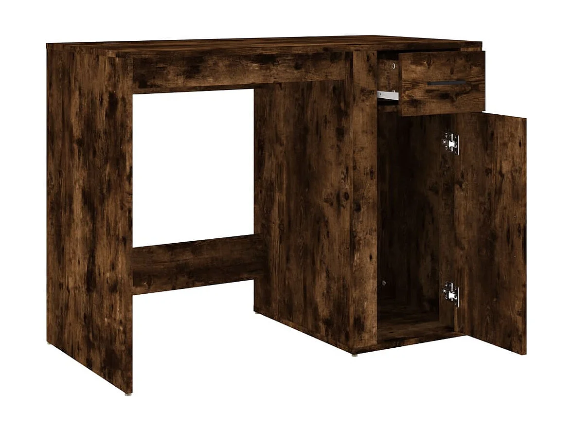 Bureau Chêne fumé 100x49x75 Bois d'ingénierie