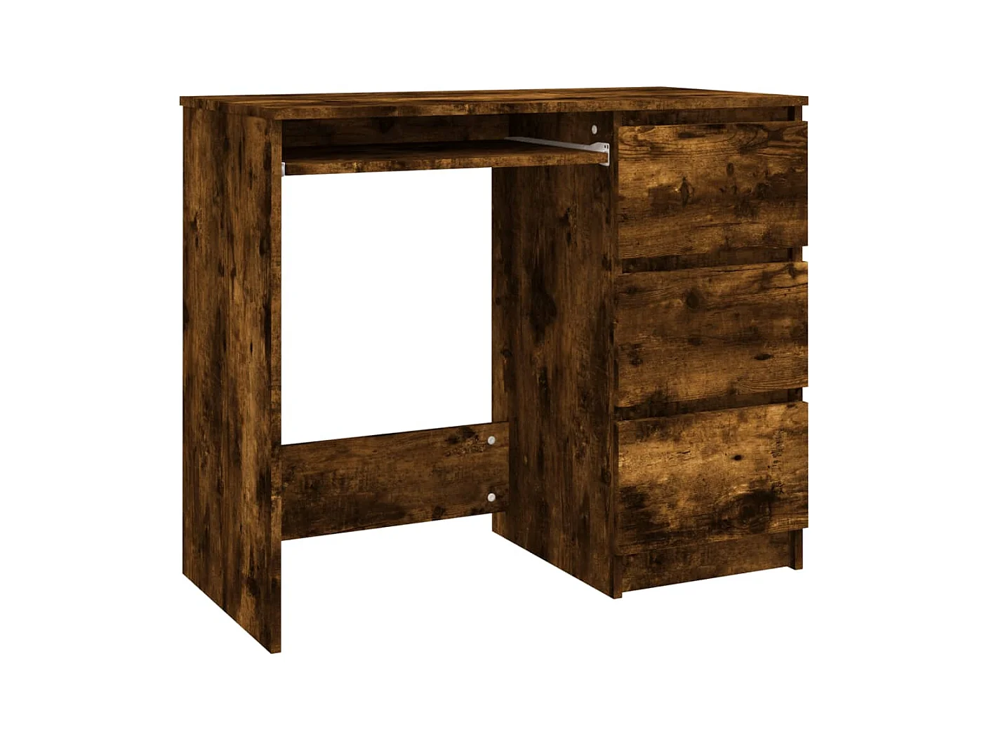 Bureau Chêne fumé 90x45x76 Bois d'ingénierie