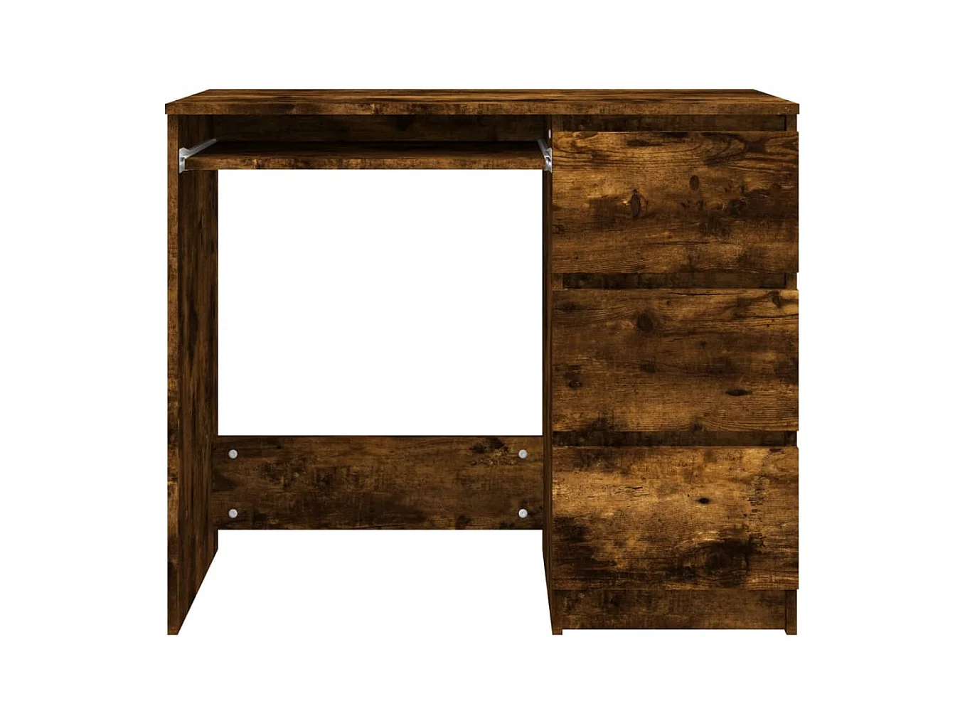 Bureau Chêne fumé 90x45x76 Bois d'ingénierie