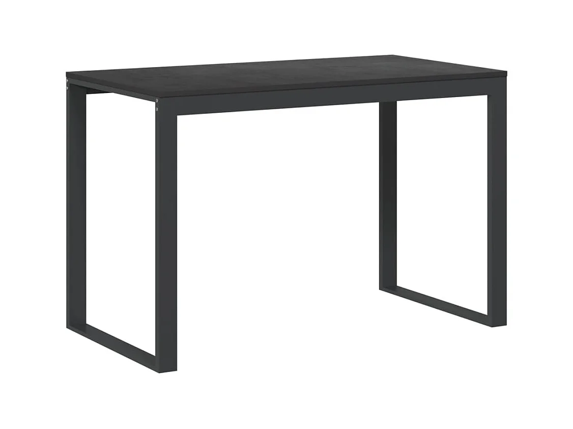 Bureau d'ordinateur Noir 110x60x73