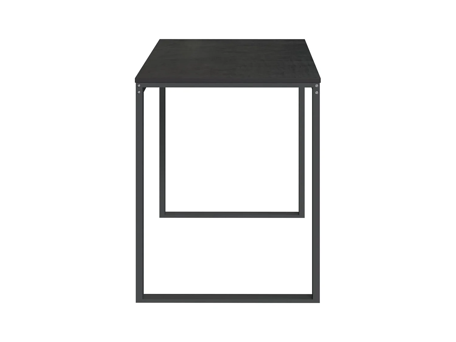 Bureau d'ordinateur Noir 110x60x73