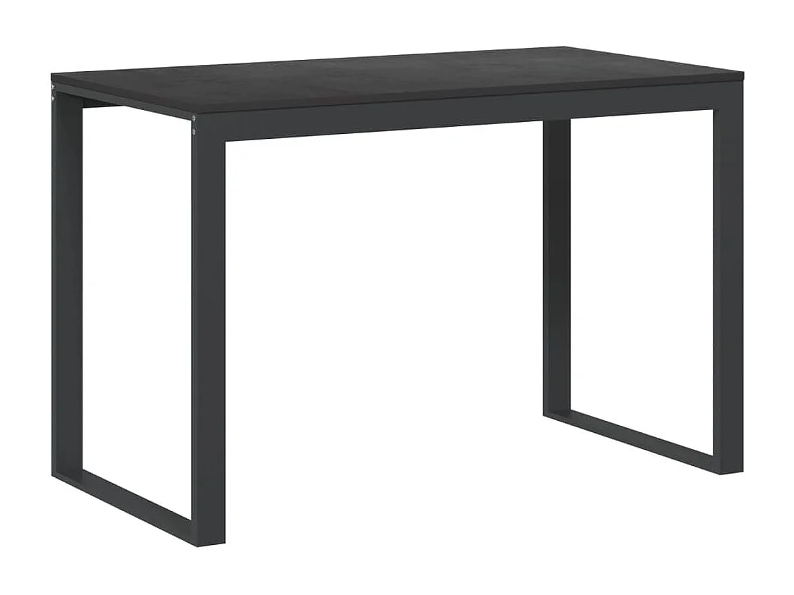 Bureau d'ordinateur Noir 110x60x73