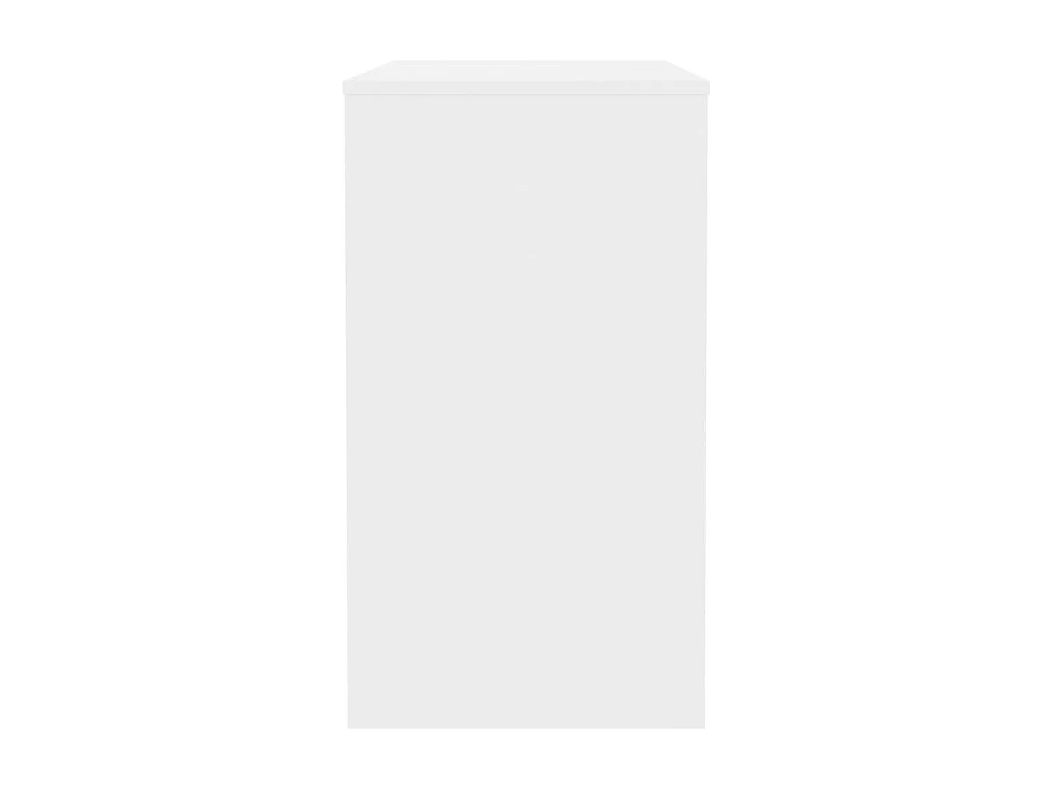 Bureau bois blanc brillant Studano 90cm