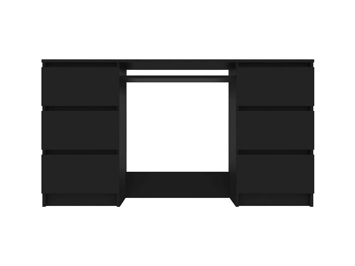 Bureau Noir 140x50x77