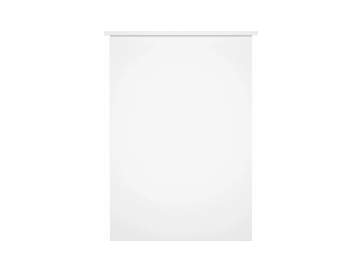 Bureau Blanc brillant 100x55x75 Bois d'ingénierie