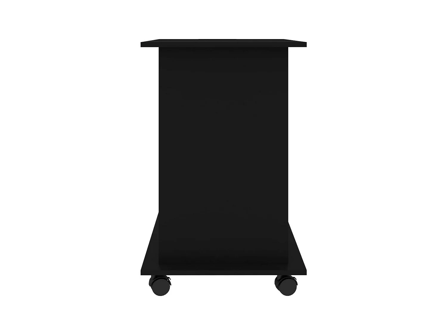 Bureau d'ordinateur Noir 80x50x75