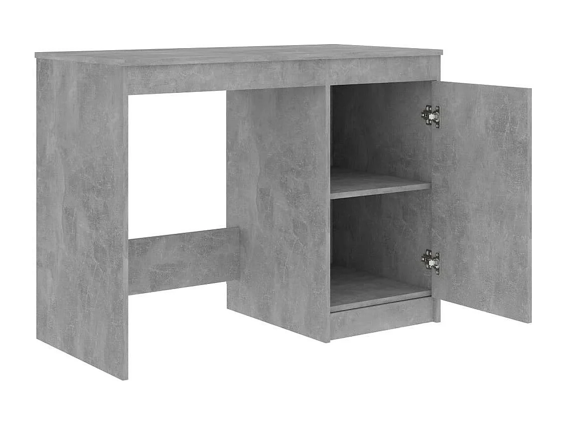 Bureau Gris béton 100x50x76