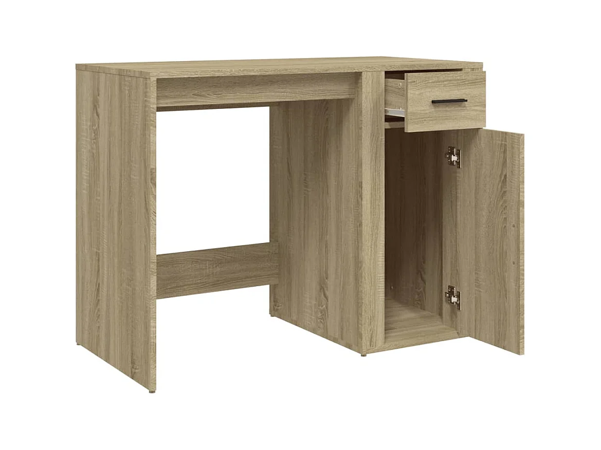 Bureau Chêne sonoma 100x49x75 Bois d'ingénierie