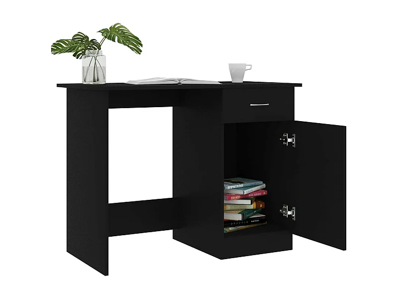 Bureau Noir 100 x 50x76