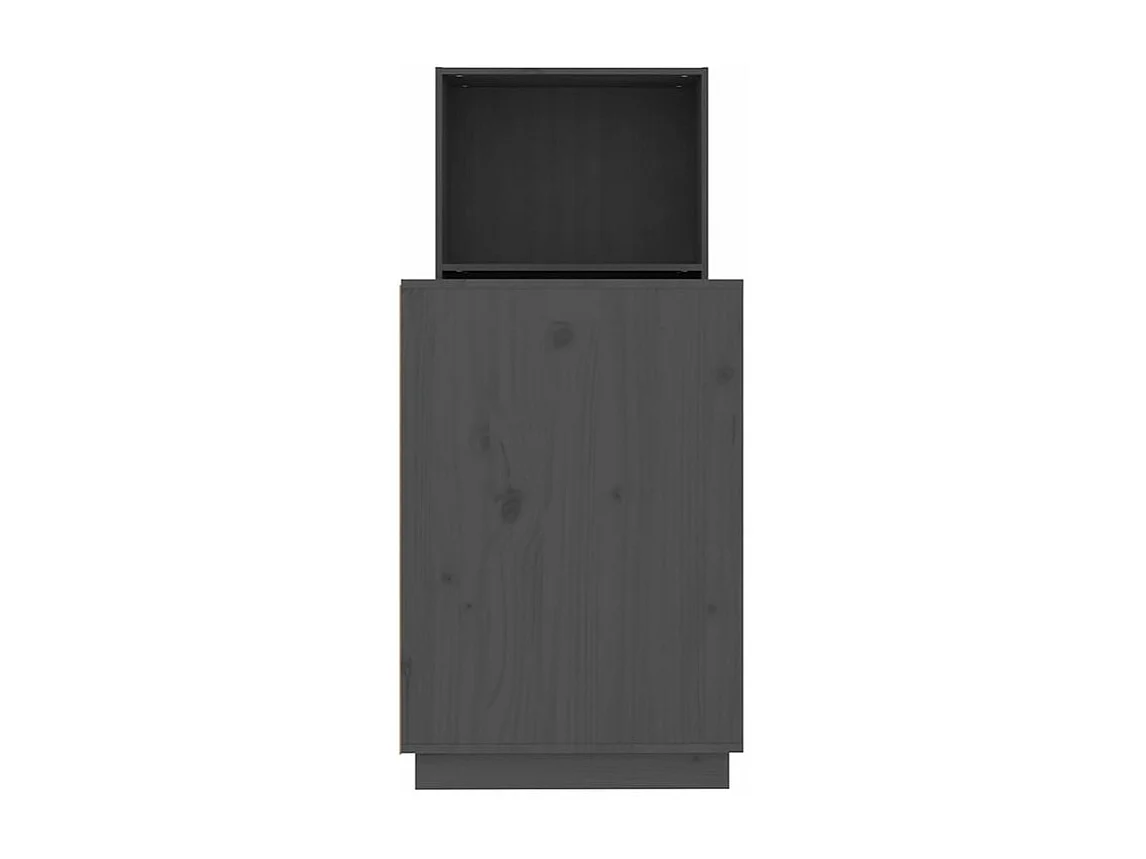 Bureau Gris 110x53x117 Bois massif de pin