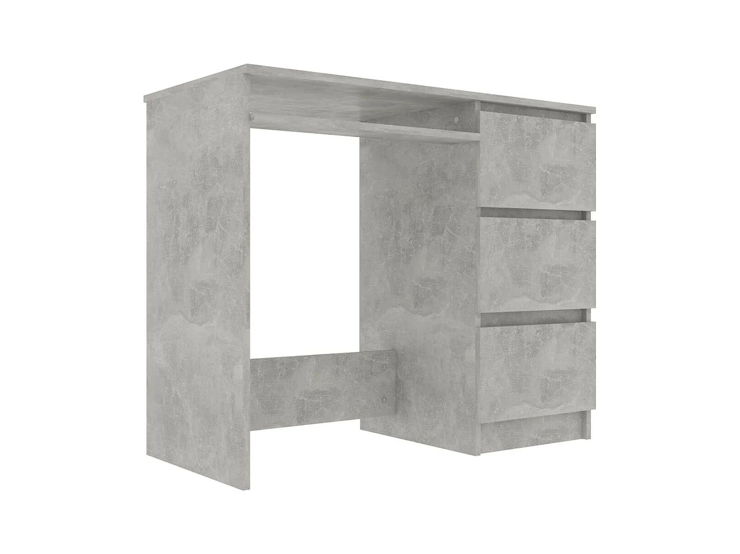 Bureau Gris béton 90x45x76