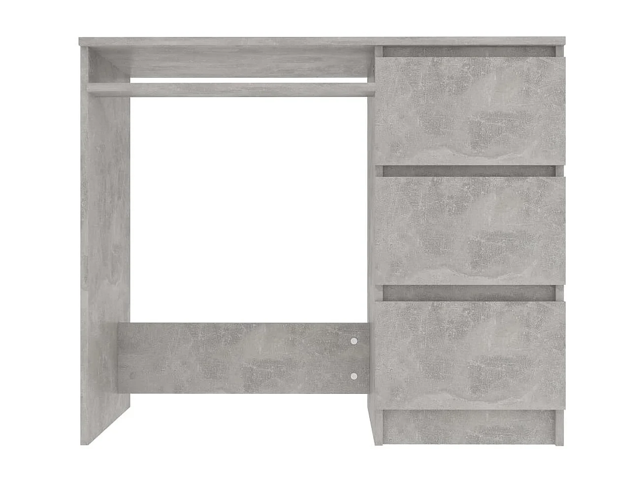 Bureau Gris béton 90x45x76