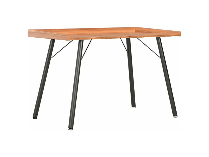 Bureau bois marron et pieds métal noir Coolair