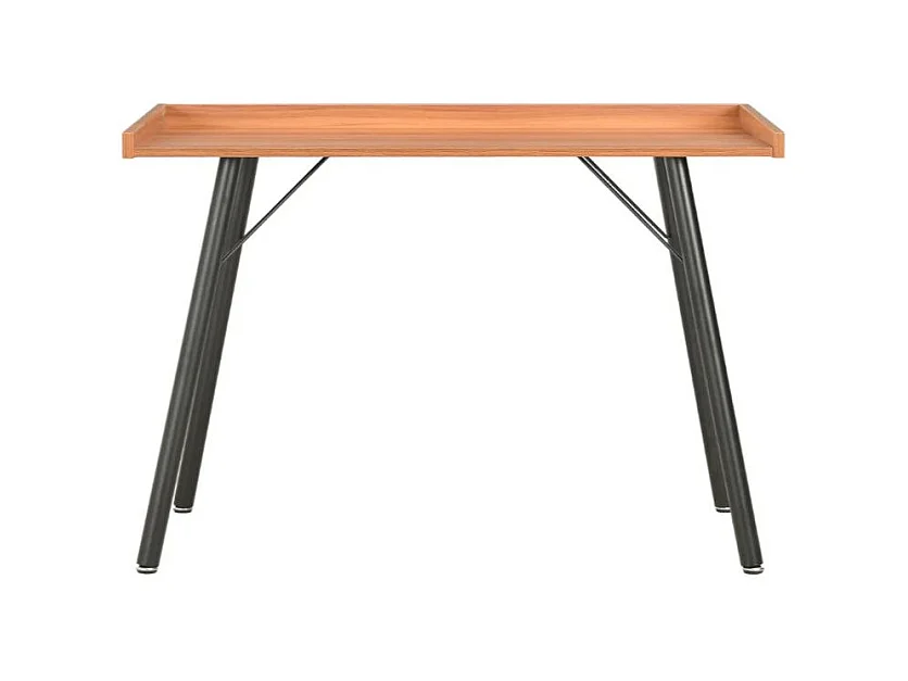 Bureau bois marron et pieds métal noir Coolair