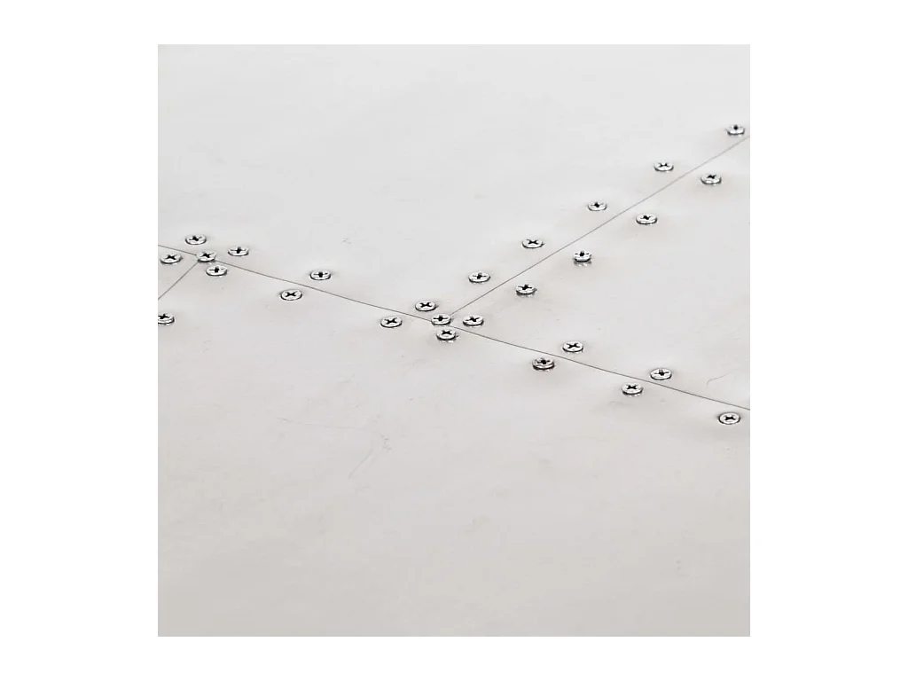 Bureau style avion Argenté 112x50x76 Métal