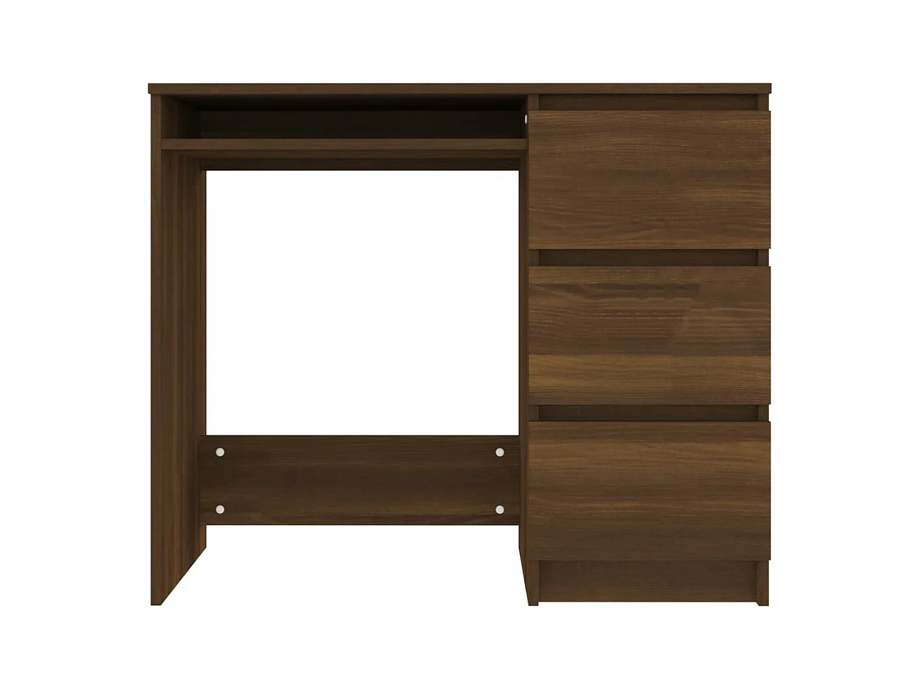 Bureau Chêne marron 90x45x76 Bois d'ingénierie