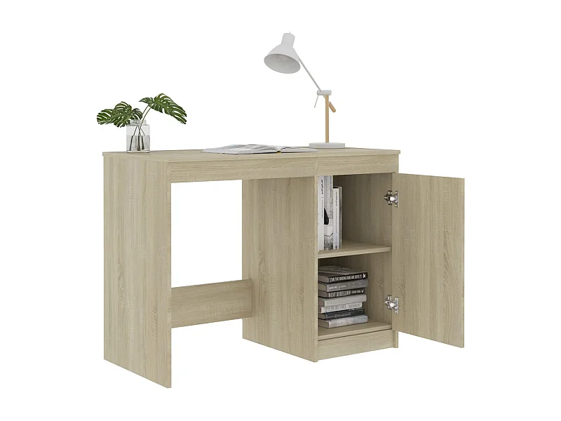 Bureau Chêne sonoma 100x50x76