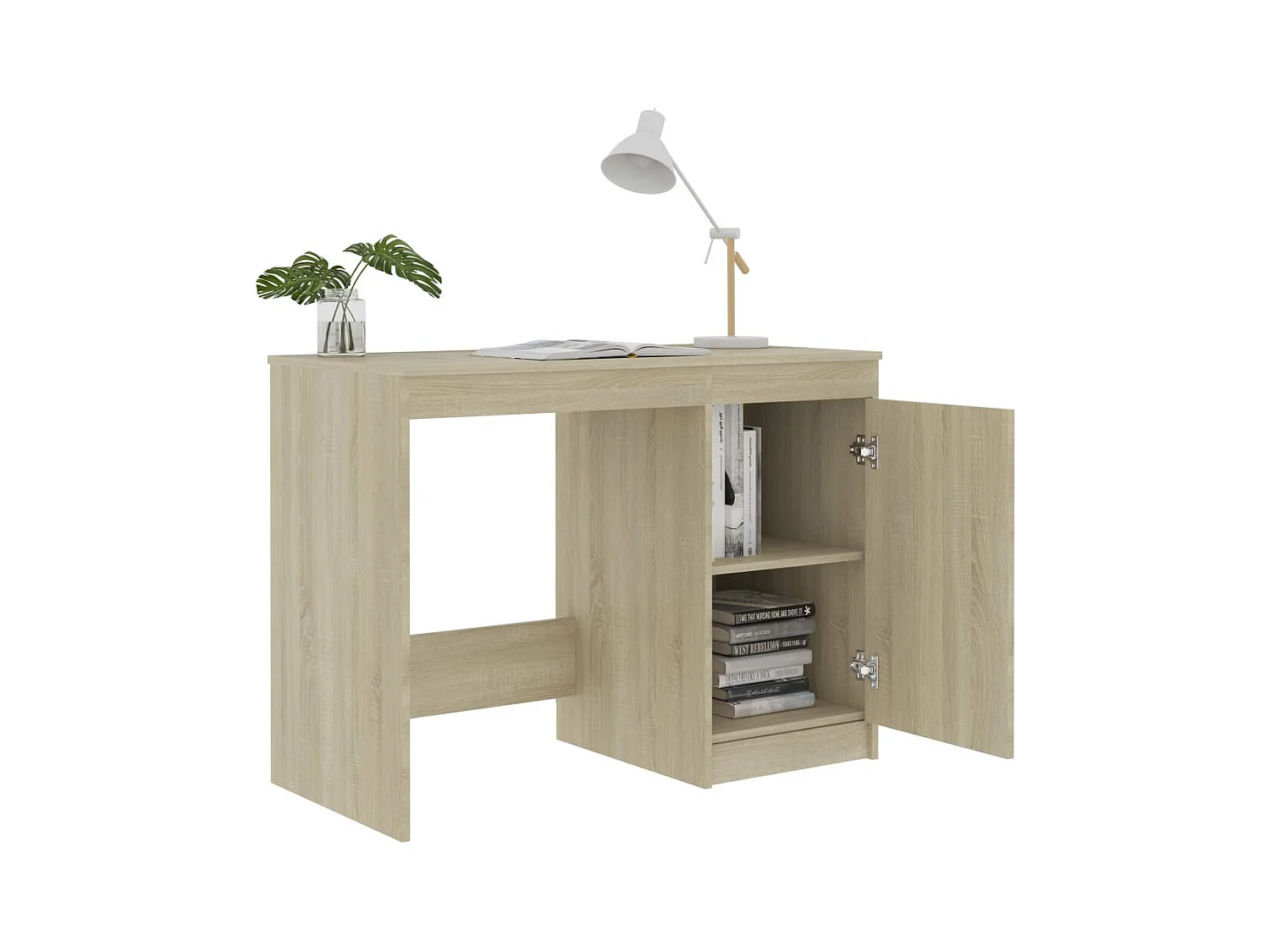Bureau Chêne sonoma 100x50x76