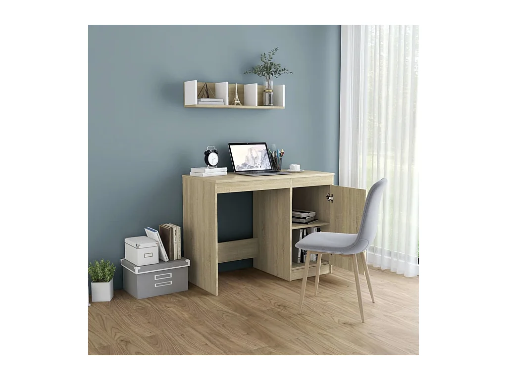 Bureau Chêne sonoma 100x50x76