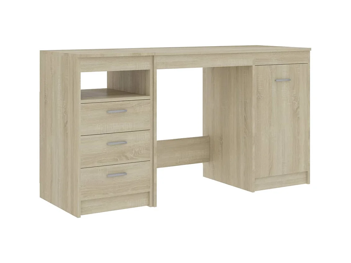Bureau Chêne sonoma 140x50x76