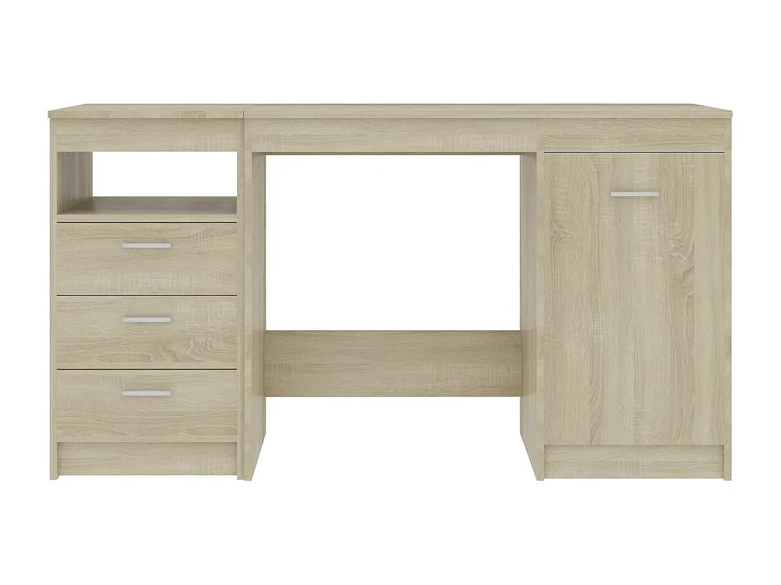 Bureau Chêne sonoma 140x50x76