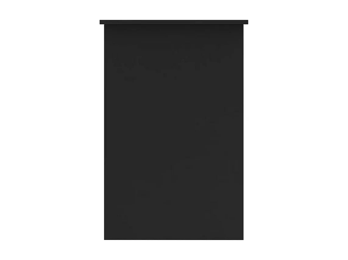 Bureau 1 tiroir bois noir Athena