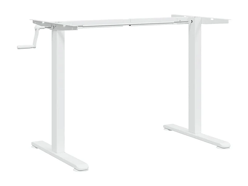 Cadre de bureau debout blanc (94-135)x60x(70-114) cm acier