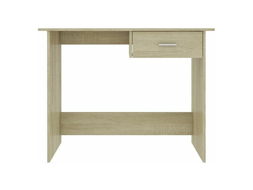 Bureau 1 tiroir chêne clair Athena