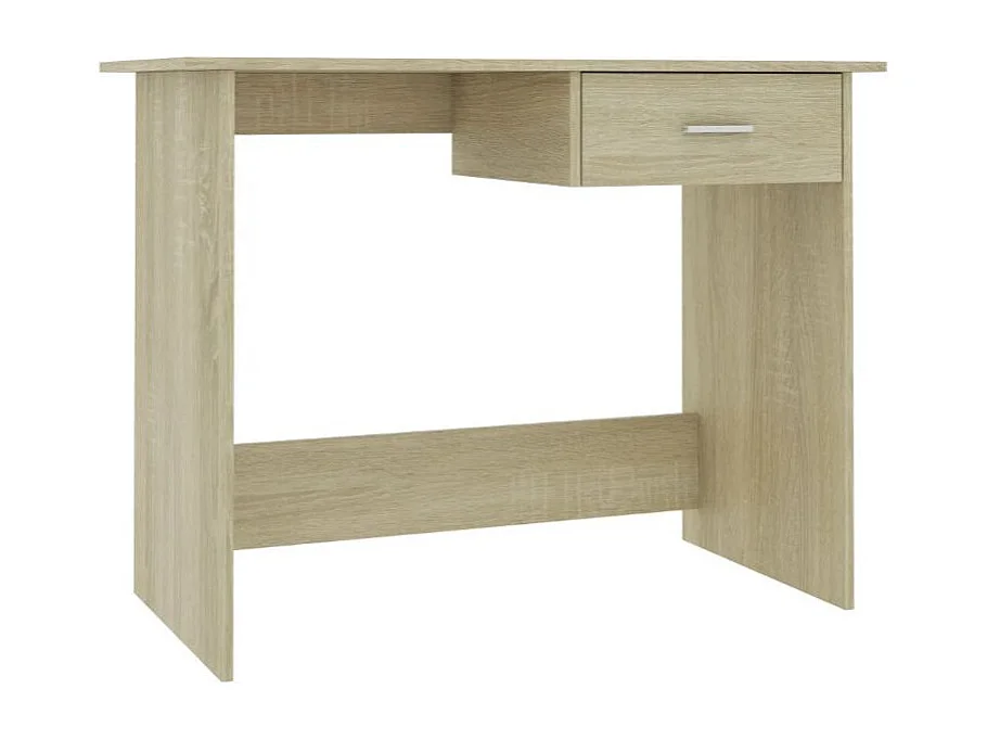 Bureau 1 tiroir chêne clair Athena