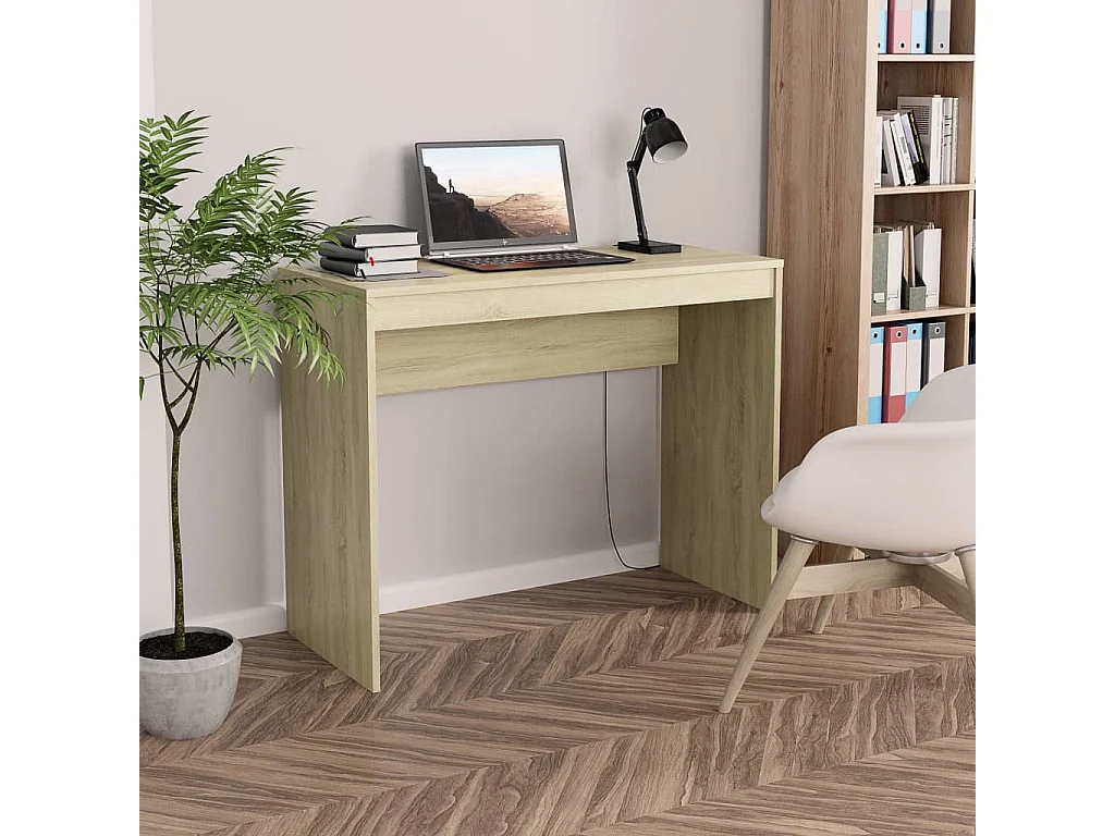 Bureau bois chêne sonoma Studano 90cm