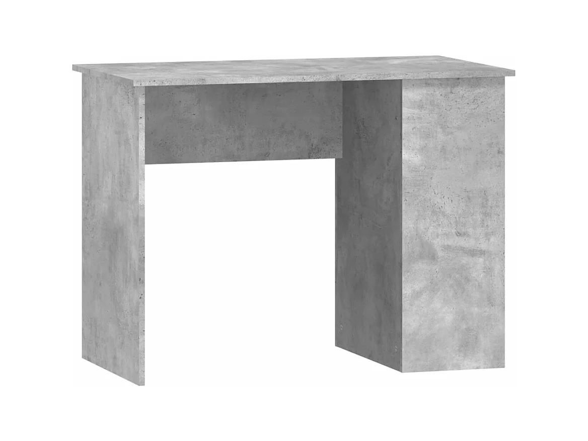 Bureau Gris béton 100x55x75 Bois d'ingénierie
