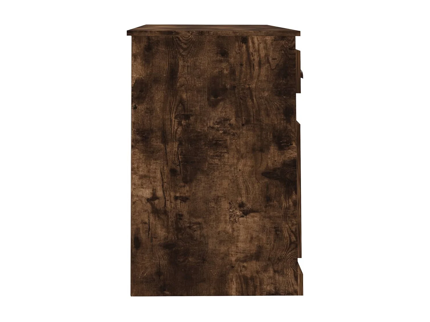 Bureau avec tiroir chêne fumé 115x50x75 bois d'ingénierie