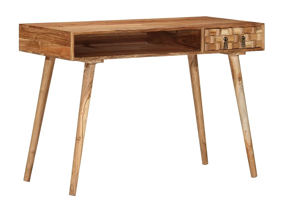 Bureau 115x50x76 Bois d'acacia massif
