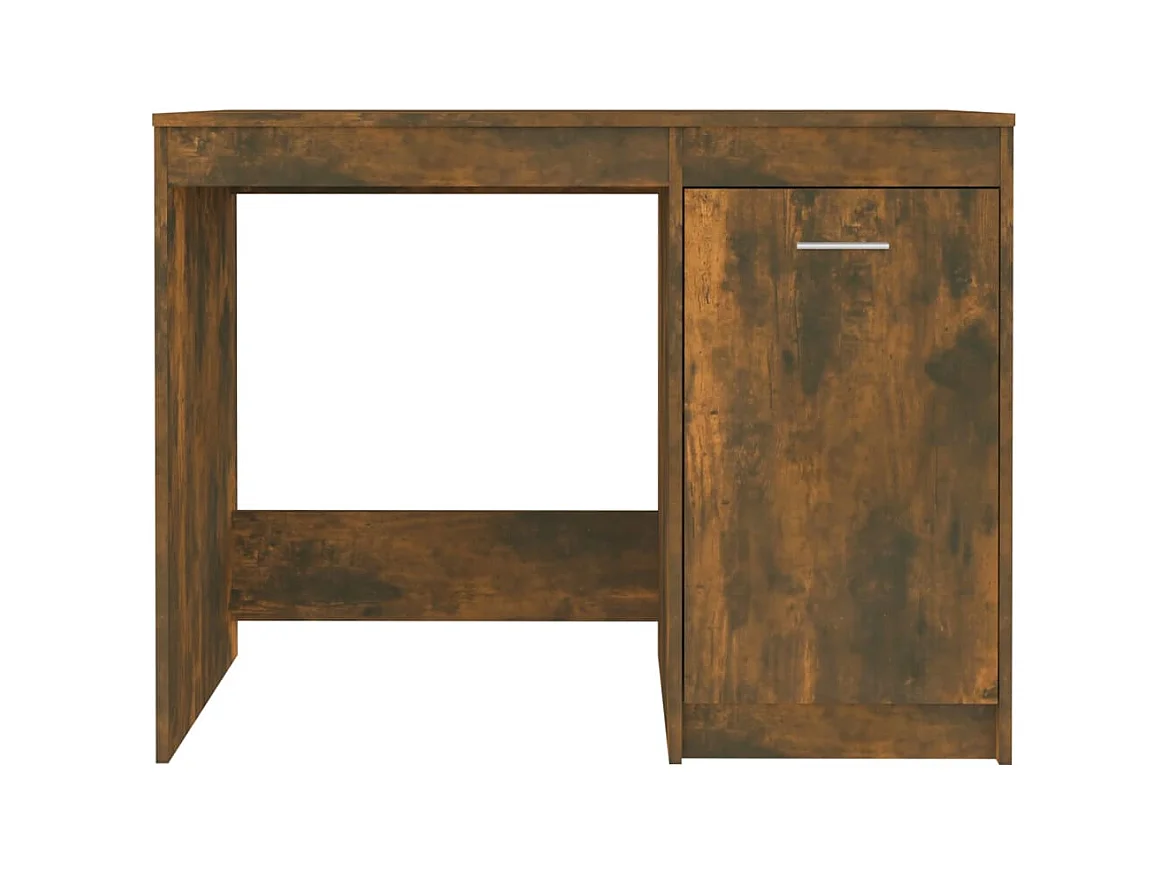 Bureau Chêne fumé 100x50x76 Bois d'ingénierie