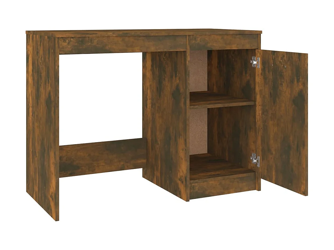 Bureau Chêne fumé 100x50x76 Bois d'ingénierie