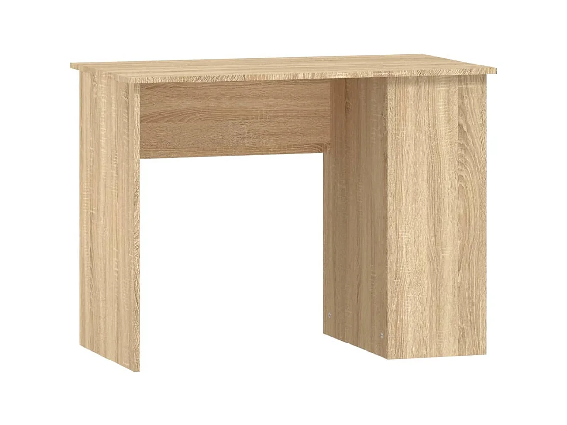 Bureau chêne sonoma 100x55x75 bois d'ingénierie