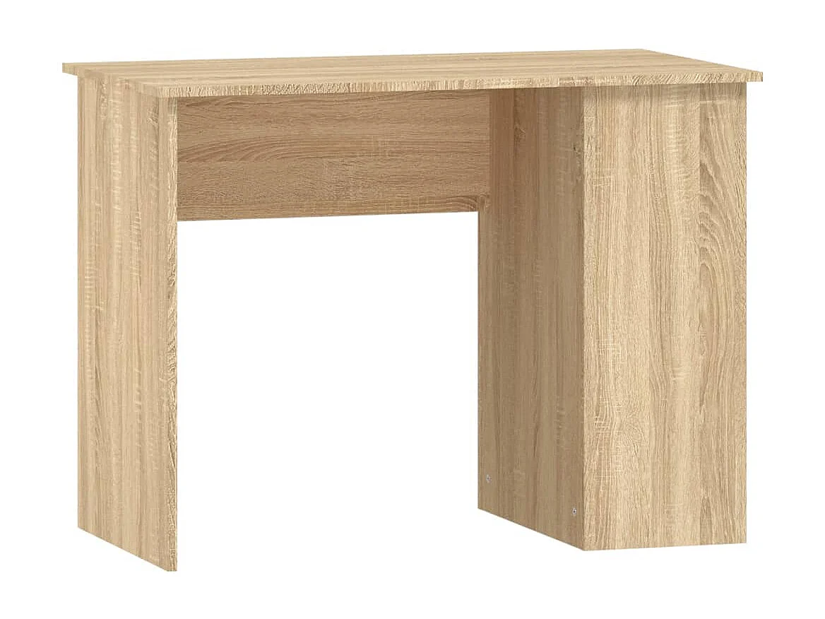 Bureau chêne sonoma 100x55x75 bois d'ingénierie