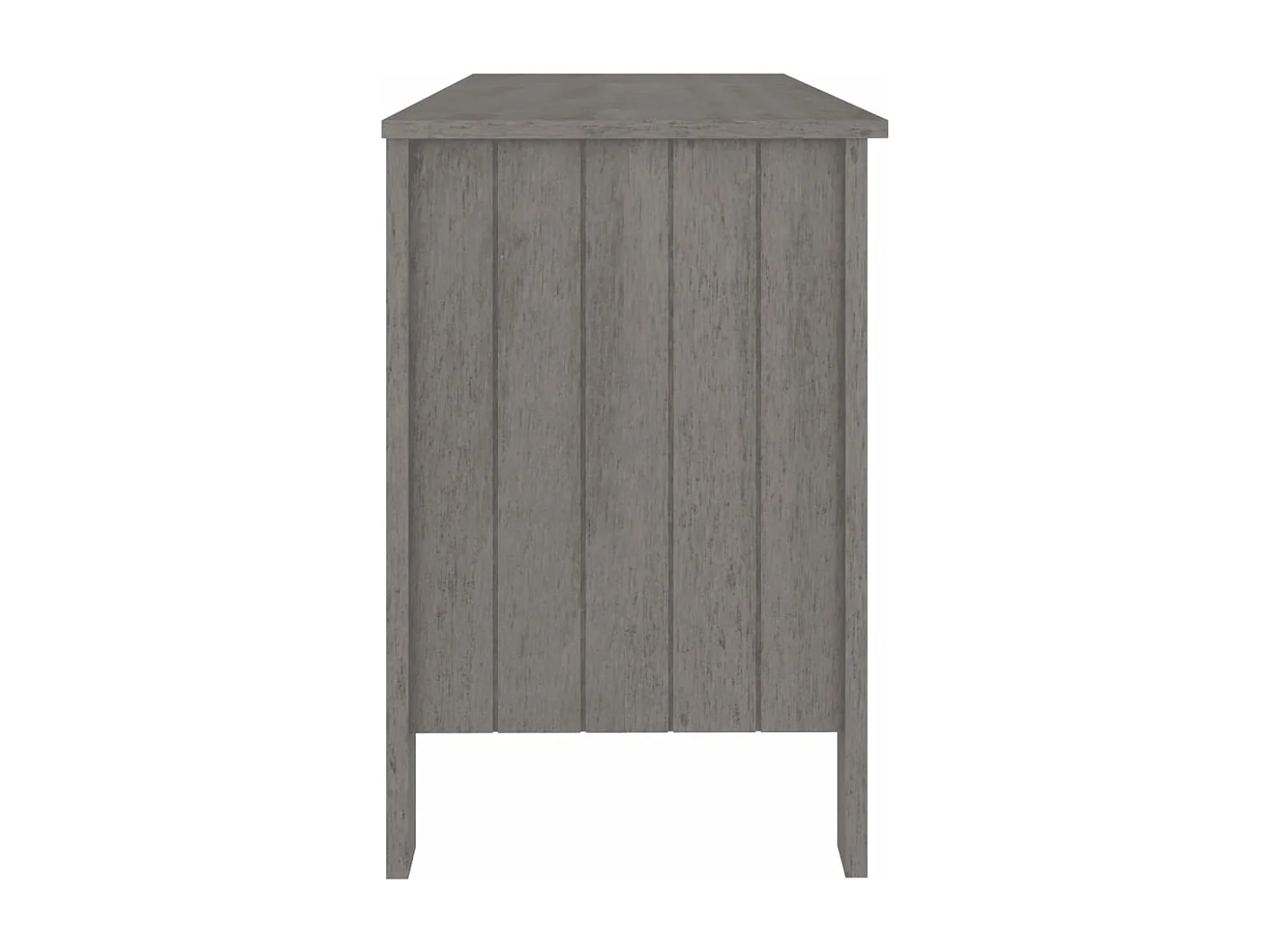 Bureau Gris clair 113x50x75 Bois massif de pin
