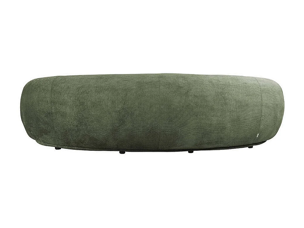 Home Deluxe - Canapé CASARA 258 x 128 x 72 cm - Tissu vert foncé