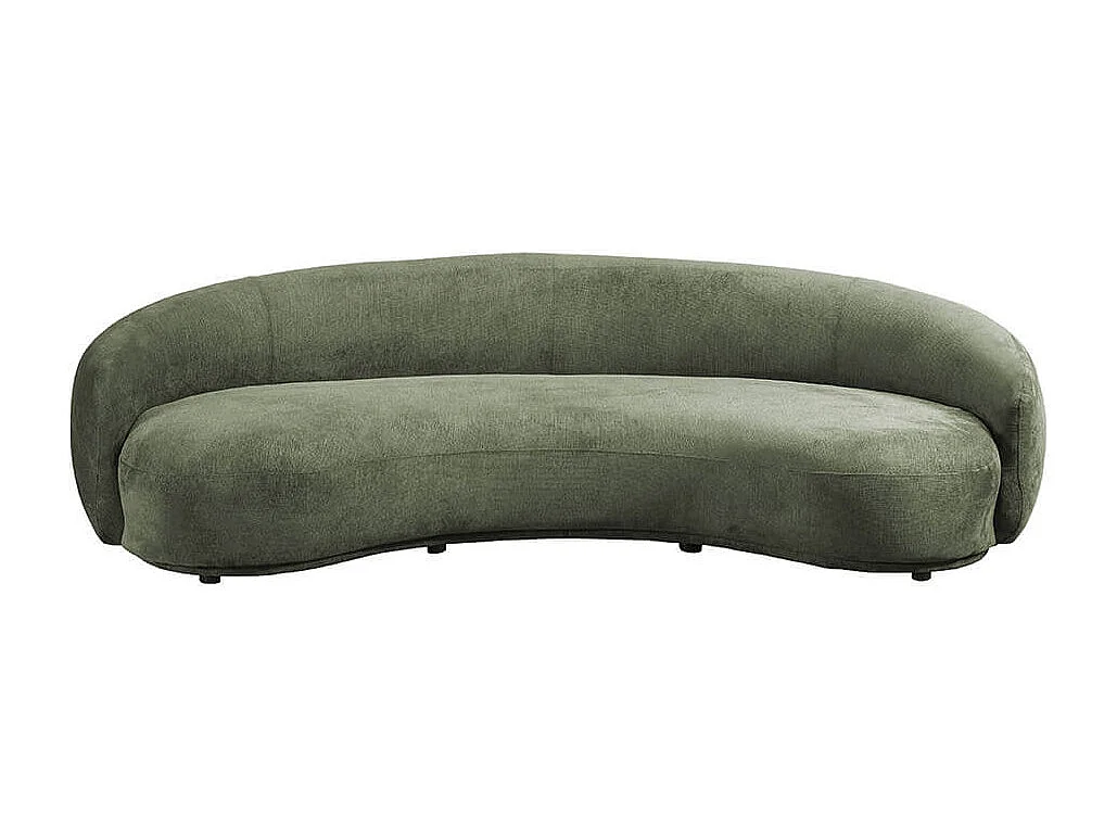 Home Deluxe - Canapé CASARA 258 x 128 x 72 cm - Tissu vert foncé