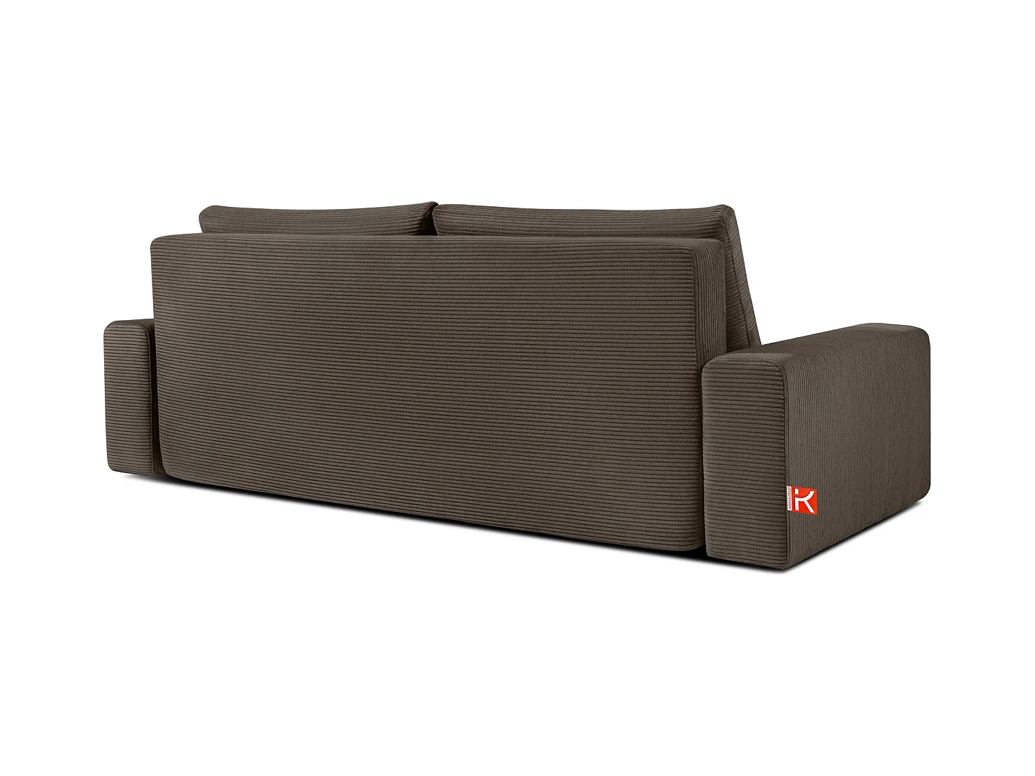 Sofa MOLLIS - 3-Sitzer - Braun
