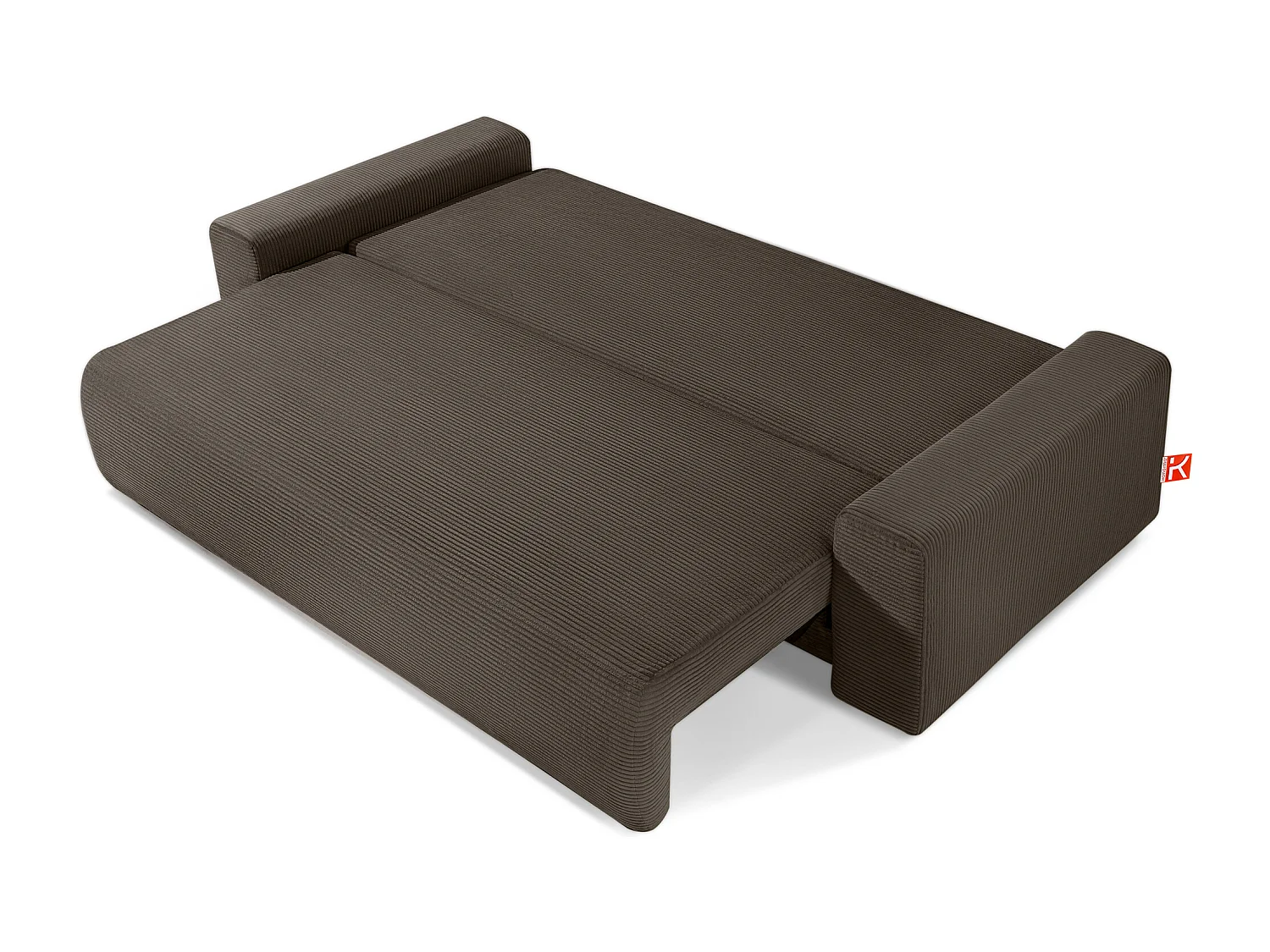 Sofa MOLLIS - 3-Sitzer - Braun